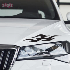 Flame Bumper Sticker for Cars and Bikes – Stylish Racing Flame Design