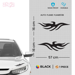 Flame Bumper Stickers – Enhance Your Vehicle with a Stylish Flame Design