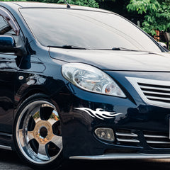 Flame Bumper Stickers – Enhance Your Vehicle with a Stylish Flame Design