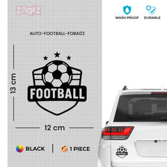 Sports Football Car Decal – Durable Vinyl for Cars