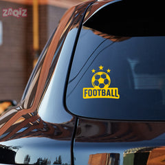 Football Graphic Car Sticker | Fade-Proof Vinyl Decal