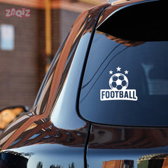 Football Graphic Car Sticker | Fade-Proof Vinyl Decal