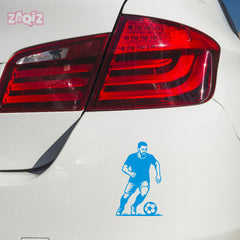 Football Player Car Sticker – High-Quality Vinyl for Vehicles