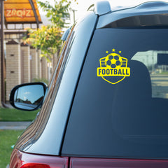 Sports Football Car Decal – Durable Vinyl for Cars