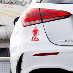 Football Player Car Sticker – High-Quality Vinyl for Vehicles
