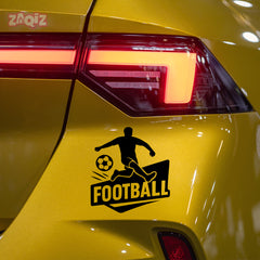 Football Car Sticker – Waterproof & UV-Proof Vinyl Decal