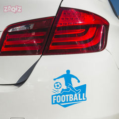 Football Car Sticker – Waterproof & UV-Proof Vinyl Decal