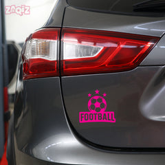 Football Graphic Car Sticker | Fade-Proof Vinyl Decal