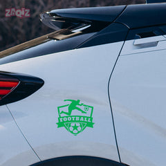 Football Car Sticker – Weatherproof Sports Decal for Car