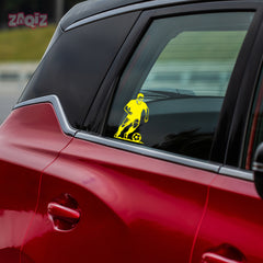 Football Player Car Sticker – High-Quality Vinyl for Vehicles