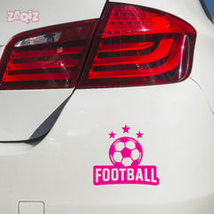 Football Graphic Car Sticker | Fade-Proof Vinyl Decal
