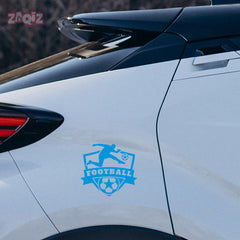Football Car Sticker – Weatherproof Sports Decal for Car