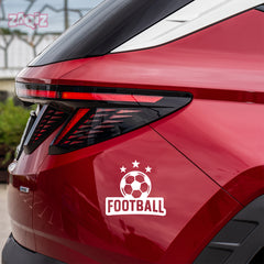 Football Graphic Car Sticker | Fade-Proof Vinyl Decal