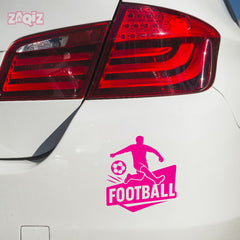 Football Car Sticker – Waterproof & UV-Proof Vinyl Decal