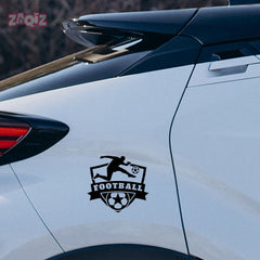 Football Car Sticker – Weatherproof Sports Decal for Car