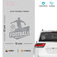 Football Car Sticker – Waterproof & UV-Proof Vinyl Decal
