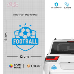 Sports Football Car Decal – Durable Vinyl for Cars