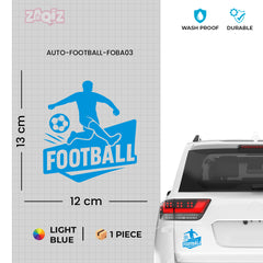 Football Car Sticker – Waterproof & UV-Proof Vinyl Decal