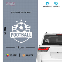 Sports Football Car Decal – Durable Vinyl for Cars