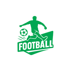 Football Car Sticker – Waterproof & UV-Proof Vinyl Decal