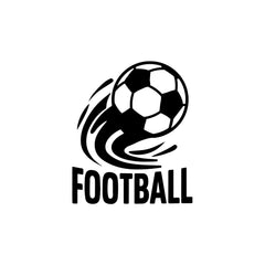 Football Logo Car Sticker – Scratch-Resistant Exterior Vinyl