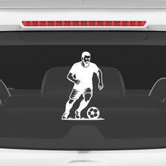 Football Player Car Sticker – High-Quality Vinyl for Vehicles