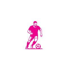 Football Player Car Sticker – High-Quality Vinyl for Vehicles