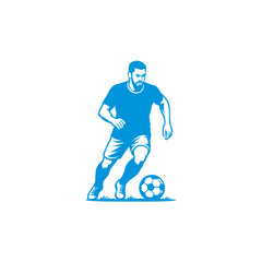 Football Player Car Sticker – High-Quality Vinyl for Vehicles