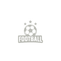 Football Graphic Car Sticker | Fade-Proof Vinyl Decal