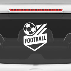 Football Ball Car Sticker | Heatproof & Fade-Proof Vinyl
