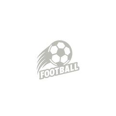 Premium Football Ball Car Decal | Weatherproof Rear Windshield Sticker
