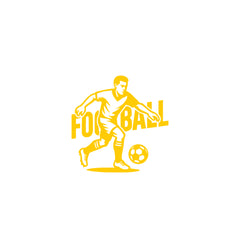 Football Silhouette Car Decal | Waterproof White Vinyl Sports Sticker