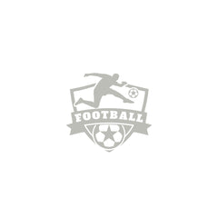 Football Car Sticker – Weatherproof Sports Decal for Car
