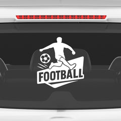Football Car Sticker – Waterproof & UV-Proof Vinyl Decal