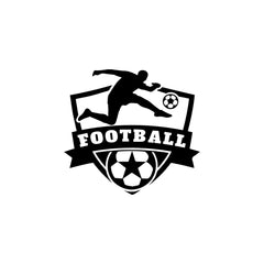 Football Car Sticker – Weatherproof Sports Decal for Car