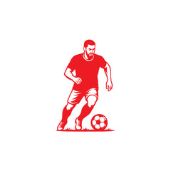 Football Player Car Sticker – High-Quality Vinyl for Vehicles