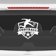 Football Car Sticker – Weatherproof Sports Decal for Car