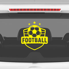 Sports Football Car Decal – Durable Vinyl for Cars