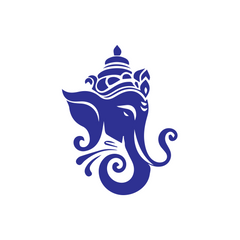 Lord Ganesha Car Sticker Premium Waterproof Vinyl Decal for Cars Bikes Helmet Laptop