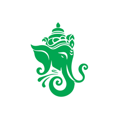 Lord Ganesha Car Sticker Premium Waterproof Vinyl Decal for Cars Bikes Helmet Laptop