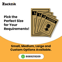 Elegant Men & Women Signage for Offices