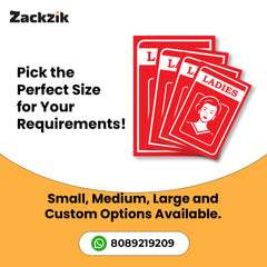 Elegant Men & Women Signage for Offices