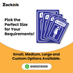 Professional Gents and Ladies Sign Board