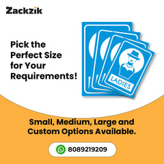 Easy-to-Read Gents and Ladies Sign