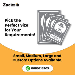 Easy-to-Read Gents and Ladies Sign