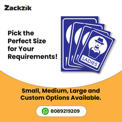 Easy-to-Read Gents and Ladies Sign