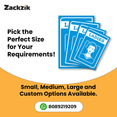 Elegant Men & Women Signage for Offices