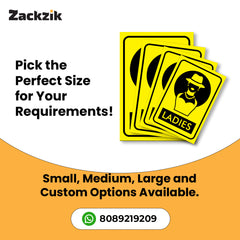 Easy-to-Read Gents and Ladies Sign