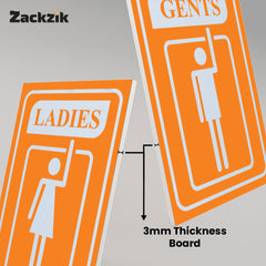 Professional Gents and Ladies Sign Board