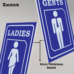 Simple & Bold Male Female Icons